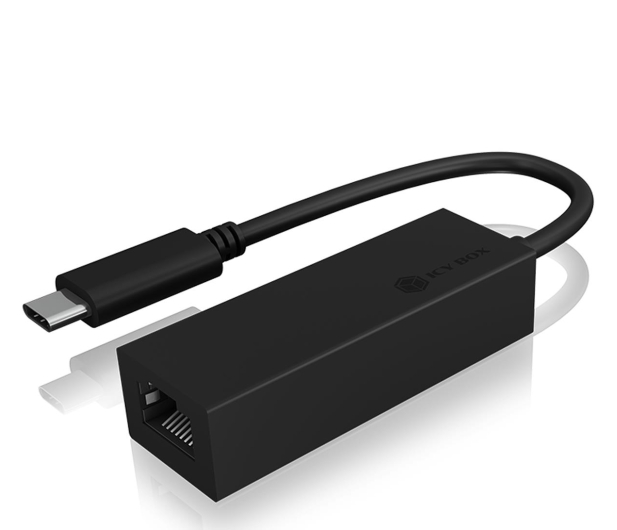 ICY BOX Adapter USB-C/USB-3 - LAN RJ-45 - 1265606 - zdjęcie